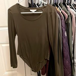Forever 21 Olive/ army green bodysuit NEVER WORN!